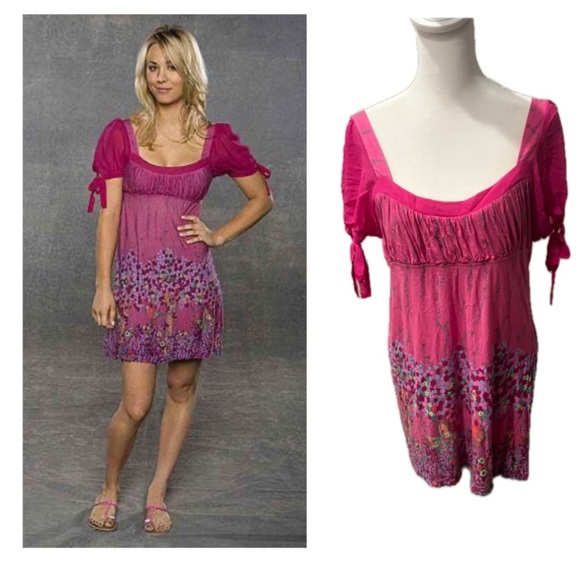 ASO Penny The Big Bang Theory Very Rare Y2K Free People Dress Kaley Cuoco - Picture 1 of 14